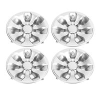 BONKZEBU Capuchon de Moyeu de Roue de Chariot de Aérodynamique Universel, Haute dureté, Remplacement de 8 Pouces pour Voiture de Club, E-Z-GO - Lot de 4 pour Cache-moyeu de Roue de Chariot de