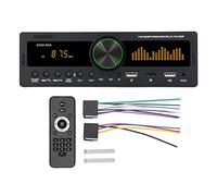 BONKZEBU Car Radio Single Din Car Stéréo Audio, AUX Entre FM AM Radio Car Stéréo MP3 Lecteur, USB Storage Playback Receiver Car Radio, avec des Lumières Colorées (80A)