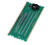 BONKZEBU Carte de Test de Carte Mère de Bureau DDR2/DDR3 Testeur LED pour Cartes Mères/Alimentation, Matériau Durable, pour Techniciens de Réparation D'ordinateurs