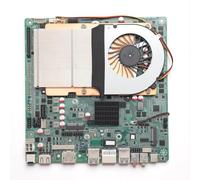 BONKZEBU Carte Mère ITX, Double DDR4 64 Go de RAM USB 3.0, Emplacement M.2 Haute Vitesse, avec Radiateur en Cuivre Ultra Fin et Connecteurs d'alimentation ATX, pour Processeur LGA1700