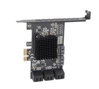 BONKZEBU Carte PCI E 8 Ports, Installation Rapide avec 8 Interfaces de Sortie Prise en Charge D'OS X/ 7/ / 10, 1 unité