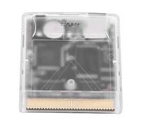 BONKZEBU Cartouche de Jeu, Carte Mémoire Intégrée de 8 Go avec Transfert de Fichiers USB et Personnalisation des Boutons, pour Gameboy Color Gameboy Advance SP GB Pocket Super (Blanc Transparent)