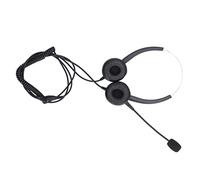 BONKZEBU Casque de Bureau Filaire avec Microphone Antibruit, Casque de Service Client Réglable pour Centre D'appels, de Communication pour Entreprise