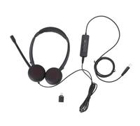 BONKZEBU Casque Téléphonique, Suppression du Bruit du Microphone | Pour PC, Ordinateur Portable, Téléphone Portable, Tablette, Bureau, Centre D'appels, Téléconférence, Coussinets D'oreille