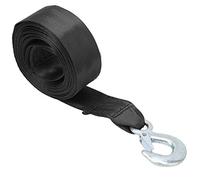 BONKZEBU Ceinture de Treuil Marin en Polyester, Sangle de Remorque de 2 | Ruban de changement de treuil robuste avec crochet, pour remorque de bateau et cabestan marin