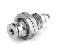 BONKZEBU CJPB Mini Cylindre Pneumatique en Forme D'aiguille pour Dispositifs de Positionnement, Cylindre à Broche Simple Action de Petite Taille pour Usage Industriel (CJPB10*15)