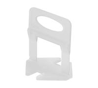 BONKZEBU Clamp/Holder de Nivellement de Carrelage Clips de Base Efficaces pour Carrelage Mural 100 Pièces 0,5 Mm pour une Installation Rapide des Carreaux pour les Ouvriers du Bâtiment Plastique