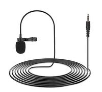 BONKZEBU Collier Mini Microphone à Condensateur Haute sensibilité, Micro à Pince pour Téléphone Portable, Ordinateur Portable, Conférence, Entretien, Matériau APS, Micro Omnidirectionnel,