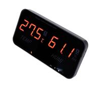 BONKZEBU Compteur d'humidité et de Température, Affichage LED Numérique, | Hygromètre industriel avec capteur GXHTC3, grand écran de 1,8 pouces pour serre, Support arrière pour bureau