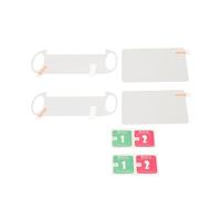 BONKZEBU Console de Jeu Protecteur D'écran Scratch Proof Temperred Glass 9H Dureté HD Clear Pet Front Back Protective Film pour 1000 1000 Screen Cover 2 Pack