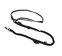 BONKZEBU Corde de Traction Rétractable Réglable et Réfléchissante pour Chiens de Compagnie, Laisse Portable pour Animaux de Compagnie pour Courir et Marcher la Nuit 1,4 M/4,6 Pieds-2,0 M/6, Pieds