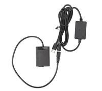 BONKZEBU Coupleur CC de Batterie Factice de Type C en EL25 avec Adaptateur Secteur pour Z50 ZFC Z30, Mêmes Performances Que L'original, Large compatibilité pour Les Photographes