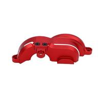 BONKZEBU Couvercle D'engrenage de Voiture RC en Alliage D'aluminium, Boîtier de Protection en Métal pour Voiture 4-TEC Drift 1/10 RC, Installation Facile pour Les Pièces de Rechange (Rouge)