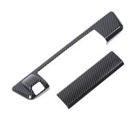 BONKZEBU Couvercle élégant de Poignée de Hayon de Coffre Arrière avec Finition Chromée pour Isuzu D- 2021 - 2024 (Style fibre de carbone)