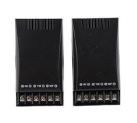 BONKZEBU Crossover Audio de Voiture Haute Fréquence 2 Voies pour Haut-Parleur de Voiture de Véhicule Son Correct Coque ABS Sortie 100W Noir 2 Pièces Convient à Tout Modèle de