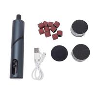 BONKZEBU Dissolvant électrique Rechargeable de Callosités des Pieds, Lime à Pieds sans Fil à 9 Vitesses, 900 Tr/min avec 20 Anneaux de Ponçage et 10 Bandes à Ongles pour L'élimination des (Vert foncé)