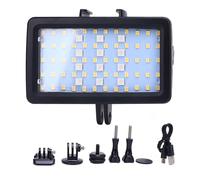 BONKZEBU Éclairage Vidéo Lumière de Plongée, Lampe LED Haute Performance Perles de Plongée LED Lumière Vidéo, éclairage RGB coloré Sous L'eau, pour la Photographie