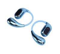 BONKZEBU Écouteurs avec Traducteur de Langue en Temps Réel, Appareil Bidirectionnel, 144 Langues, Mode Casque Confortable pour Apprendre Les Appels, Batterie Li-ION, 5 Heures de Lecture (Lac Bleu)