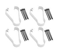 BONKZEBU Embouts de Stylet Tactile de Remplacement, Embouts de Stylet Coulissants Lisses pour S6 S7 S7+ pour Note10 pour Note20, 20 X de Remplacement, 4 X Clamp/Holder pour Stylo, pour Une Bonne