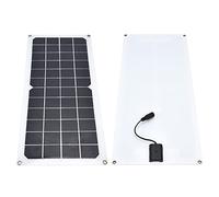 BONKZEBU Ensemble de Charge Solaire à Haute efficacité avec Deux Ports USB, pour Camping-cars, Voyageurs, Stations Spatiales, Matériau Monocristallin