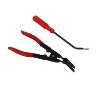 BONKZEBU Ensemble de Pinces de Retrait de Clips de Garniture de Panneau de Porte Intérieure de Voiture, Enlève Efficacement les Clips pour une Réparation Facile des Tissus D'ameublement, pour les