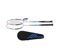 BONKZEBU Ensemble de Raquettes de Badminton pour 2 Joueurs, Cordes en Fibres, Légères, Pratiques, pour L'extérieur et L'intérieur
