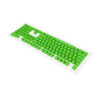 BONKZEBU Ensemble de Touches de Moulage par Injection Bicolores de Hauteur OEM pour Clavier Mécanique 106 Touches pour Les Amateurs de Jeux (Fromage Vert)