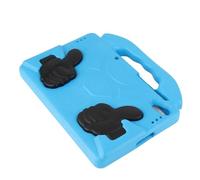 BONKZEBU Étui de Protection pour Tablette EVA, Coque Plate Antichoc Robuste pour Tab A10.1 SM-T510/T515, Mousse Souple Non Toxique pour Enfants (Bleue)