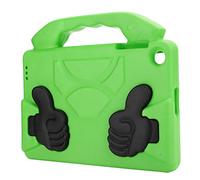 BONKZEBU Étui de Protection pour Tablette EVA, Coque Plate Antichoc Robuste pour Tab A10.1 SM-T510/T515, Mousse Souple Non Toxique pour Enfants (Verte)