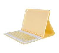 BONKZEBU Étui pour Clavier avec Emplacement pour Stylo et Porte-Carte pour Tablette iOS Air3/Pro 10.5/10.2 (2019/2020) Vert (Jaune)