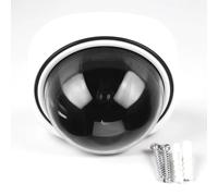 BONKZEBU Fausse Caméra Intérieure Extérieure, Caméra Simulée de Dôme de sécurité à Domicile avec Indicateur Lumineux LED pour la Dissuasion de Surveillance de Magasin de Bureau à