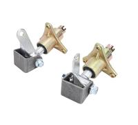 BONKZEBU Go Kart - Jeu d'articulations de Broche de Direction Avant, 3 | d\'articulation de roue en alliage d\'acier avec roulements, trous de montage de 78 mm pour VTT Quad