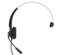 BONKZEBU H500 Casque Durable à Prise 3,5 avec Chat Clair pour la Communication du Centre D'appels, Casque D'ordinateur pour Les Employés de Bureau, Tuyau en Métal, écouteurs ABS