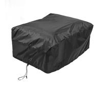 BONKZEBU Housse de Climatiseur pour Camping-car, Protection Imperméable et Durable pour Remorque de Voyage Extérieure, Camping-car, Véhicule de , Tissu Oxford 210D Noir (Petite taille: 27,3x29x14,25
