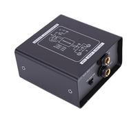 BONKZEBU Hum Eliminator - Isolateur de Bruit Efficace à 2 Canaux, pour Mélangeur de Système Sonore, pour Micro de Conférence, Matériau en Alliage D'aluminium