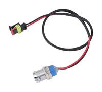 BONKZEBU Interrupteur D'allumage Universel Robuste avec Clés pour L'ingénierie des Tracteurs Chariots élévateurs, Câble de 50 Cm pour Tableau de Bord du Véhicule, Systèmes D'éclairage et de Son -