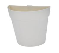 BONKZEBU Jardinière Murale Suspendue en Forme de Demi-Cercle pour Une Décoration Murale élégante, Conception de Culture de l'eau, Adaptée aux Balcons et aux Espaces Intérieurs