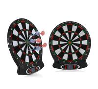 BONKZEBU Jeu de Fléchettes Suspendu électronique Professionnel 1pc, Jeu de Fléchettes avec Indicateur de Notation LCD avec 6pcs, de électronique, de