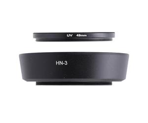 BONKZEBU Kit de Capuchon de Pare-Soleil D'objectif D'appareil Photo pour F35mm F3.5 Micro, Ensemble de Filtre UV et de Capuchon D'objectif, Abat-Jour de Protection pour F55mm F3.5, adapté à la