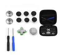 BONKZEBU Kit de Mini Boutons de Remplacement Magnétiques pour Joystick/ONE, Ensemble de Capuchons de Pouce de Haute Précision pour une Meilleure Expérience de Jeu, pour les Joueurs, Noir