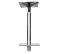 BONKZEBU Kit de Montage de Siège sur Piédestal de Bateau, Base Robuste en Alliage D'aluminium, Ensemble Complet pour Bateaux Pontons, Sièges Marins de Yachts