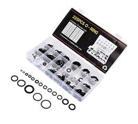 BONKZEBU Kit de Rondelles de Joint Torique en Caoutchouc de 225 Pièces, Ensemble de Joints Souples et de Haute qualité pour Boîtier de Commande D'alimentation électrique-pour Appareils, Pompes, (225