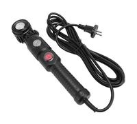 BONKZEBU Lampe LED COB Magnétique Portative 3000 Lm pour Garage Intérieur et Extérieur, 1 Lampe de Travail LED Portable, à Brancher et à Utiliser, Idéale pour les Applications multi-scènes. (Prise UE)