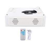 BONKZEBU Lecteur CD Portable, Haut-Parleur avec USB MP3 Stéréo, Lecteur de Musique CD de Bureau, Télécommande pour Divertissement à Domicile, Parents âgés, Enfants