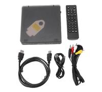 BONKZEBU Lecteur DVD, Conversion Ascendante Full HD 1080P, Lecteur DVD Toutes Régions avec Télécommande, pour écran de Projecteur TV, Téléviseurs Intelligents