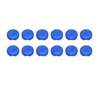 BONKZEBU Lot de 12 Protecteurs de Boutons D' de Rechange de 20,2 Mm de Diamètre pour, Couvercle Transparent Antidérapant pour Sallybox Fightingbox Slimbox Flatbox (Bleu)