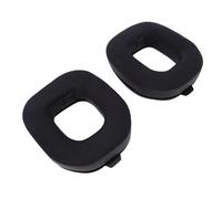 BONKZEBU Lot de 2 Cache-Oreilles Confortables en Gel pour Protection Auditive, Coussinets de Rechange en Mousse pour Casque A50 Gen4 A50 Gen5 A50X en Soie Glacée Noir pour Améliorer la qualité du Son