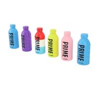 BONKZEBU Lot de 6 Jouets à Presser pour Bouteille d'eau en Mousse PU, Anti-Stress, Colorés, Résistants, pour Décoration de Bureau, pour Enfants et Adultes