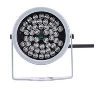 BONKZEBU Lumière Infrarouge de Vision Nocturne, 48 LED IP5 étanche à la | Lampe de remplissage IR avec corps en alliage d\'aluminium ABS, angle de faisceau de 60° pour parking, poste de péage et