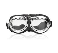 BONKZEBU Lunettes pour Chien, Conception de Lentilles à Grande Surface pour Une Meilleure Vue et Protection, Cadre Pliable avec Sangle élastique Antidérapante Réglable, pour Chiens de (Transparente)